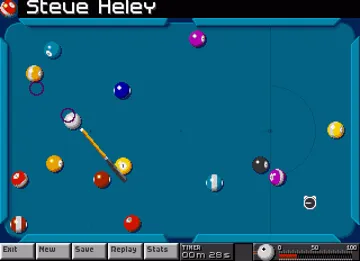 Arcade Pool (OCS & AGA) screen shot game playing